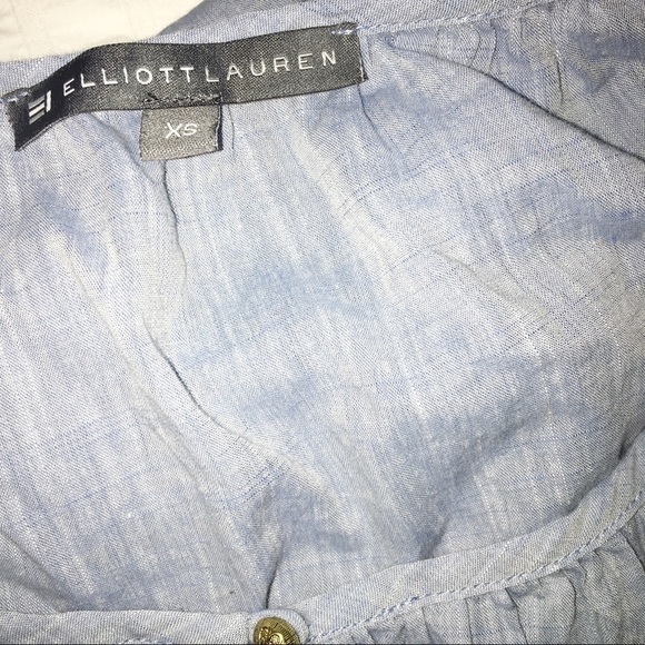 Elliot Lauren xsmall oversized chambray blouse - Picture 4 of 4